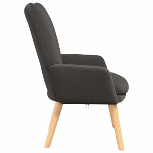 Fauteuil relaxant Gris foncé 63 x 67 x 94 cm tissu
