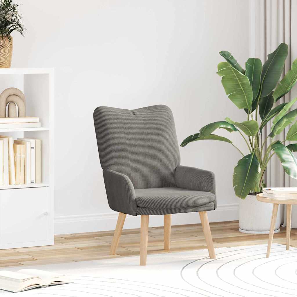 Fauteuil relaxant Gris clair 63 x 67 x 94 cm tissu