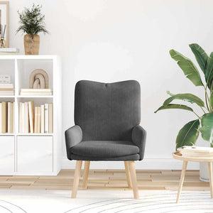 Fauteuil relaxant Gris foncé 63 x 67 x 94 cm tissu