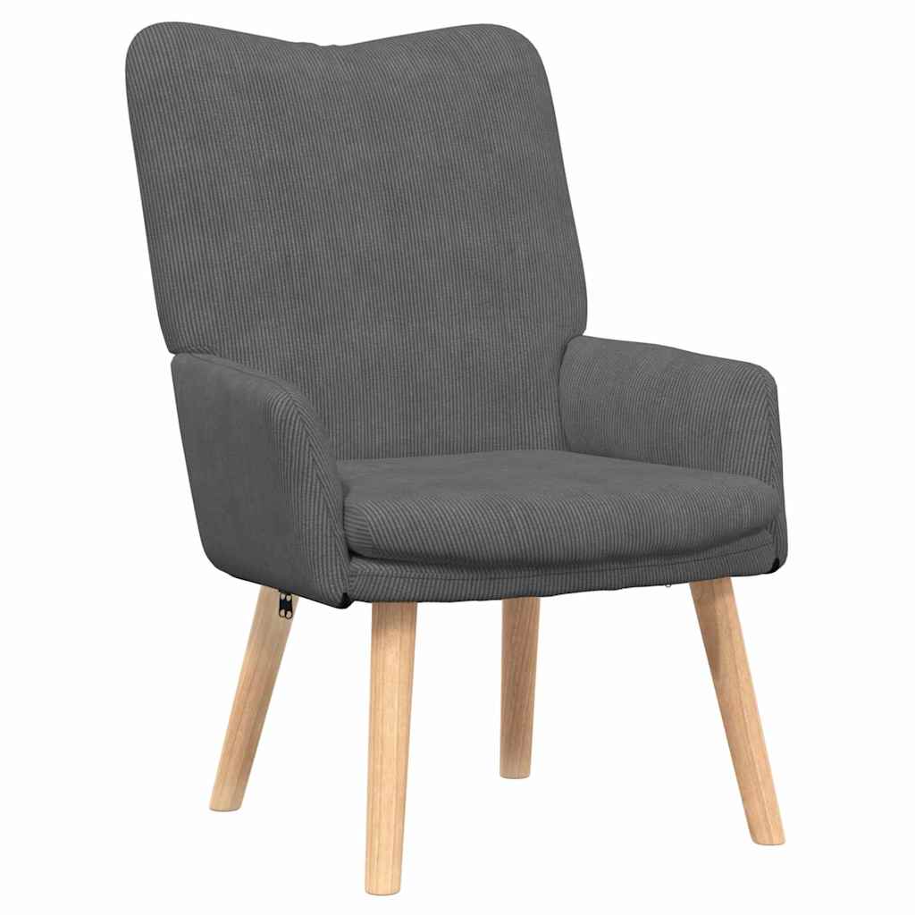 Fauteuil relaxant Gris foncé 63 x 67 x 94 cm tissu