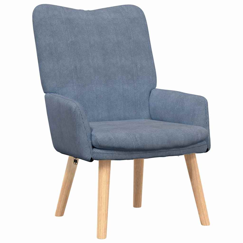Fauteuil relaxant Bleu 63 x 67 x 94 cm tissu