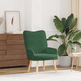 Fauteuil relaxant Vert jungle 63 x 67 x 94 cm tissu
