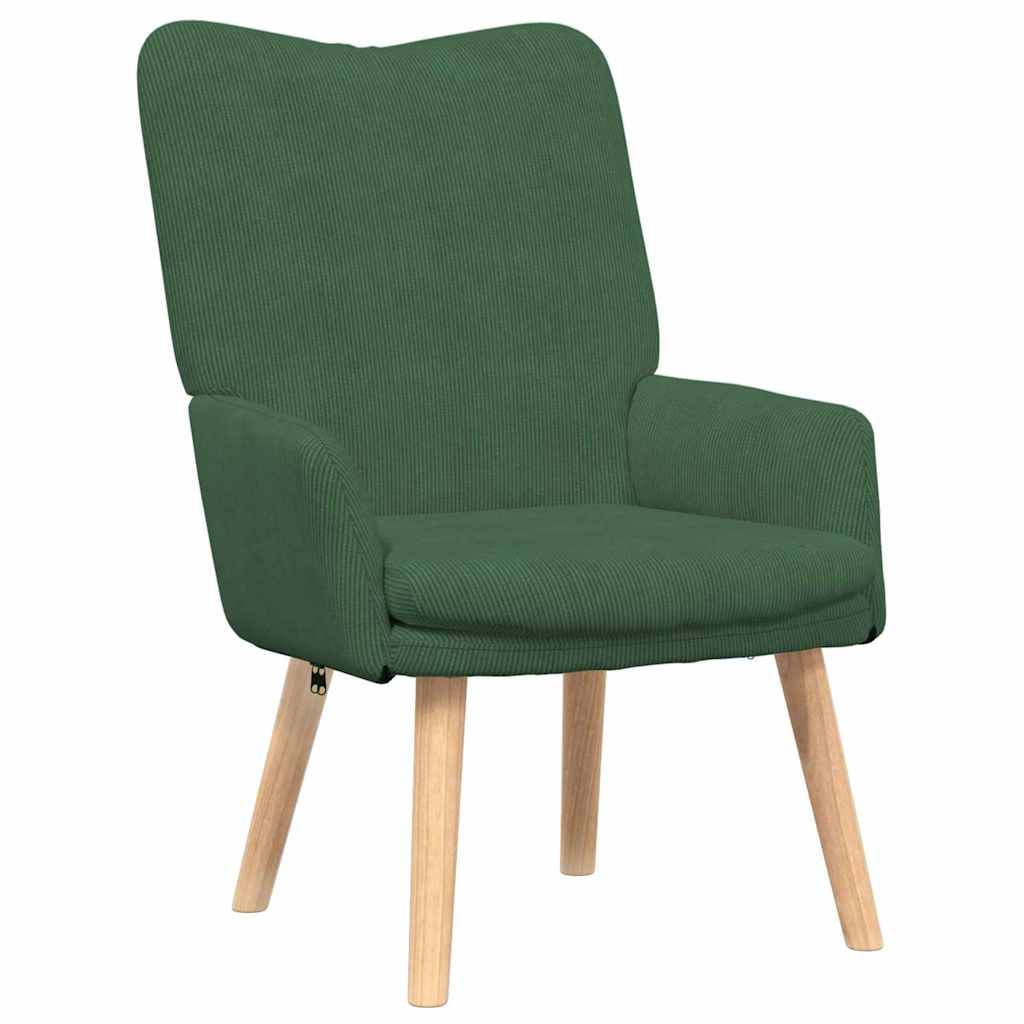Fauteuil relaxant Vert jungle 63 x 67 x 94 cm tissu