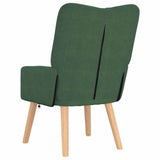 Fauteuil relaxant Vert jungle 63 x 67 x 94 cm tissu