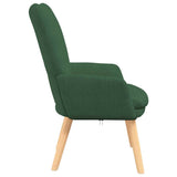 Fauteuil relaxant Vert jungle 63 x 67 x 94 cm tissu