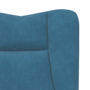 Fauteuil relaxant Bleu 63 x 67 x 94 cm Velours