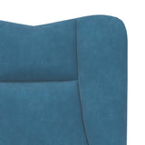 Fauteuil relaxant Bleu 63 x 67 x 94 cm Velours
