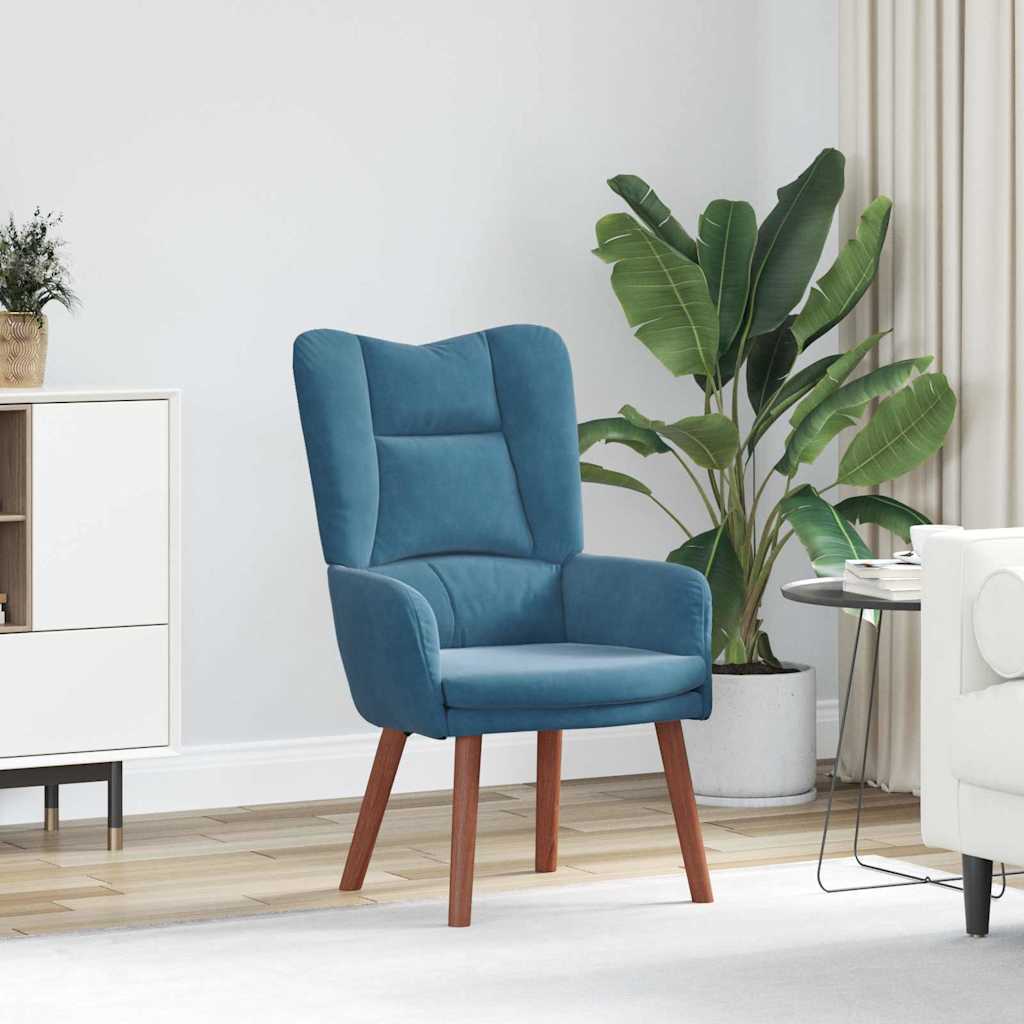 Fauteuil relaxant Bleu 63 x 67 x 94 cm Velours