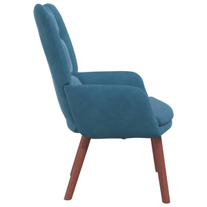 Fauteuil relaxant Bleu 63 x 67 x 94 cm Velours