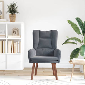 Fauteuil relaxant Gris foncé 63 x 67 x 94 cm Velours