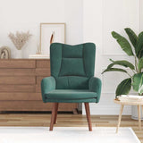 Fauteuil relaxant Vert foncé 63 x 67 x 94 cm Velours