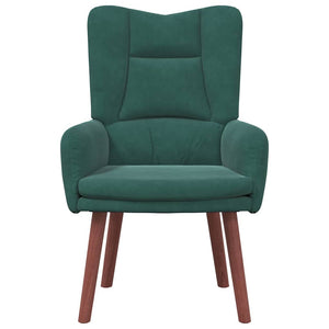 Fauteuil relaxant Vert foncé 63 x 67 x 94 cm Velours