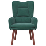 Fauteuil relaxant Vert foncé 63 x 67 x 94 cm Velours