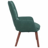 Fauteuil relaxant Vert foncé 63 x 67 x 94 cm Velours