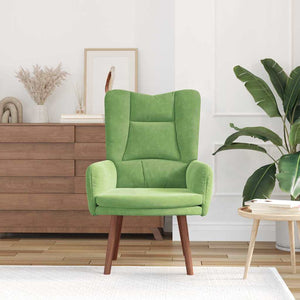 Fauteuil relaxant Vert clair 63 x 67 x 94 cm Velours