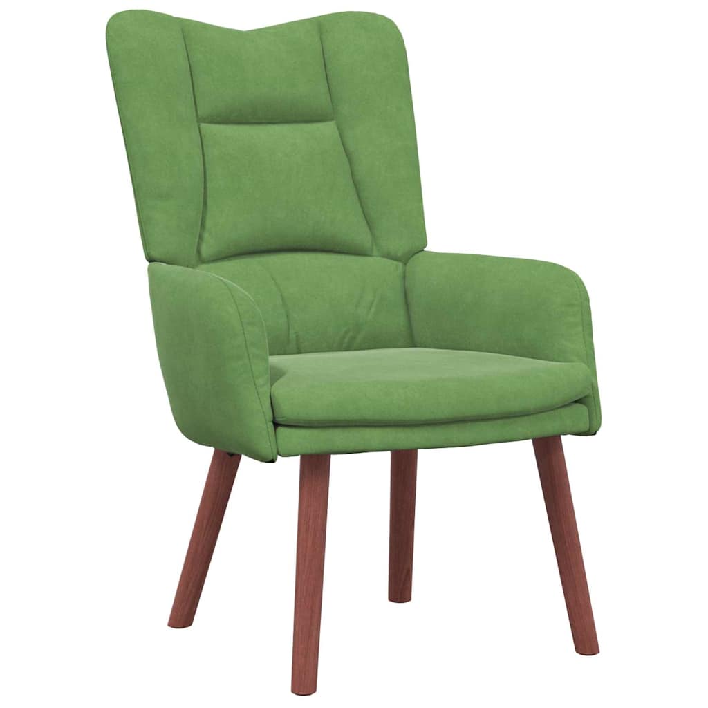 Fauteuil relaxant Vert clair 63 x 67 x 94 cm Velours