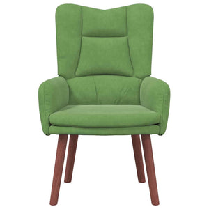Fauteuil relaxant Vert clair 63 x 67 x 94 cm Velours
