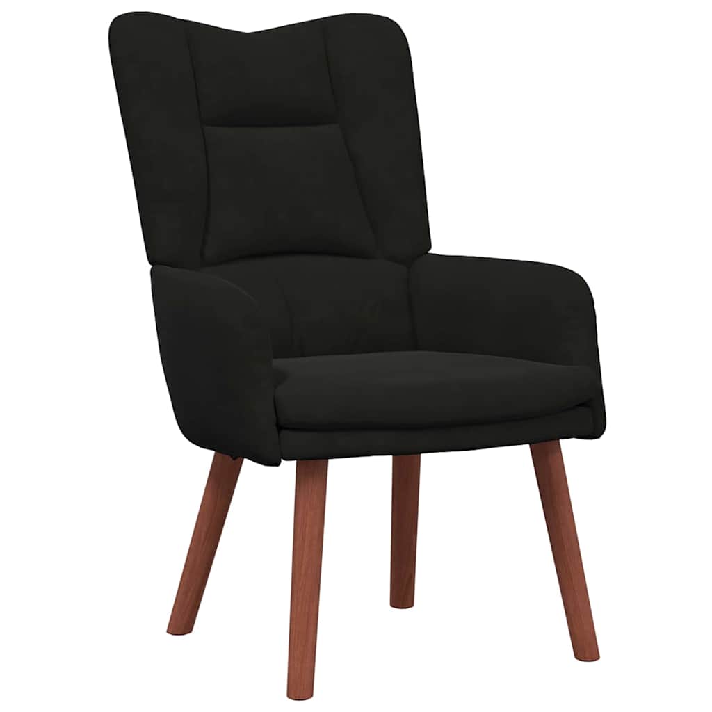 Fauteuil relaxant Noir 63 x 67 x 94 cm Velours