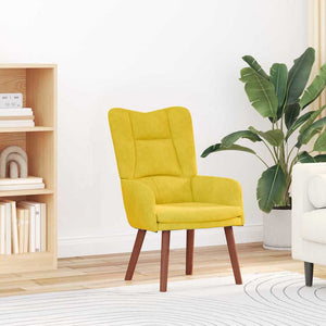 Fauteuil relaxant Jaune 63 x 67 x 94 cm Velours