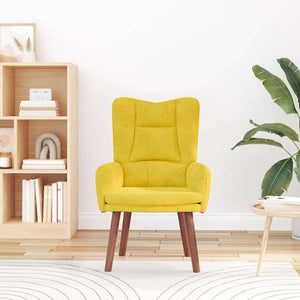Fauteuil relaxant Jaune 63 x 67 x 94 cm Velours