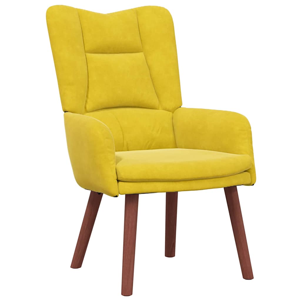 Fauteuil relaxant Jaune 63 x 67 x 94 cm Velours