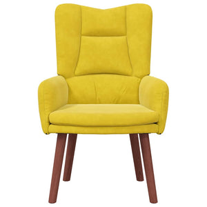 Fauteuil relaxant Jaune 63 x 67 x 94 cm Velours