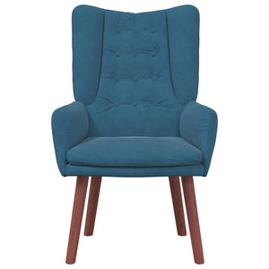 Fauteuil relaxant Bleu 63 x 67 x 94 cm Velours