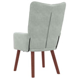 Fauteuil relaxant Gris clair 63 x 67 x 94 cm Velours