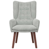 Fauteuil relaxant Gris clair 63 x 67 x 94 cm Velours