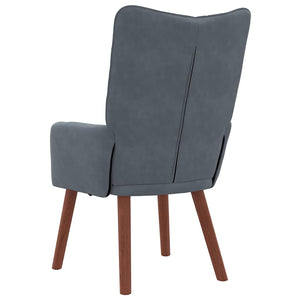 Fauteuil relaxant Gris foncé 63 x 67 x 94 cm Velours