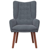 Fauteuil relaxant Gris foncé 63 x 67 x 94 cm Velours