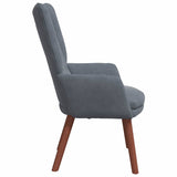Fauteuil relaxant Gris foncé 63 x 67 x 94 cm Velours