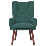 Fauteuil relaxant Vert foncé 63 x 67 x 94 cm Velours