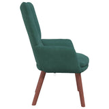 Fauteuil relaxant Vert foncé 63 x 67 x 94 cm Velours