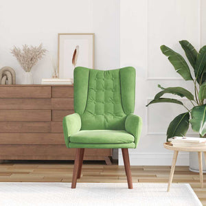 Fauteuil relaxant Vert clair 63 x 67 x 94 cm Velours
