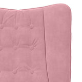 Fauteuil relaxant Rose 63 x 67 x 94 cm Velours
