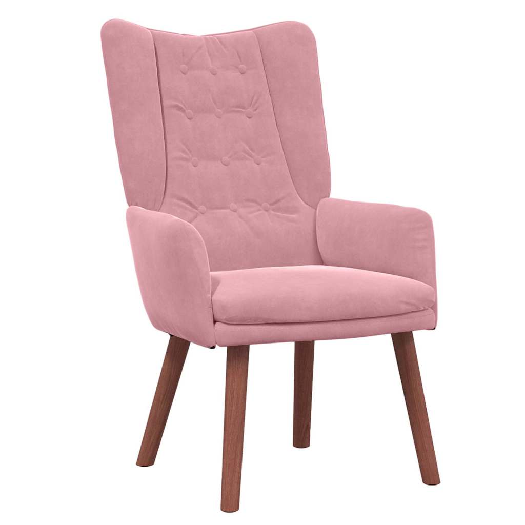 Fauteuil relaxant Rose 63 x 67 x 94 cm Velours