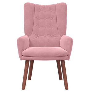 Fauteuil relaxant Rose 63 x 67 x 94 cm Velours