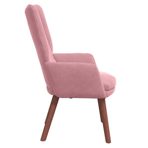 Fauteuil relaxant Rose 63 x 67 x 94 cm Velours