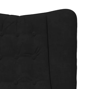 Fauteuil relaxant Noir 63 x 67 x 94 cm Velours