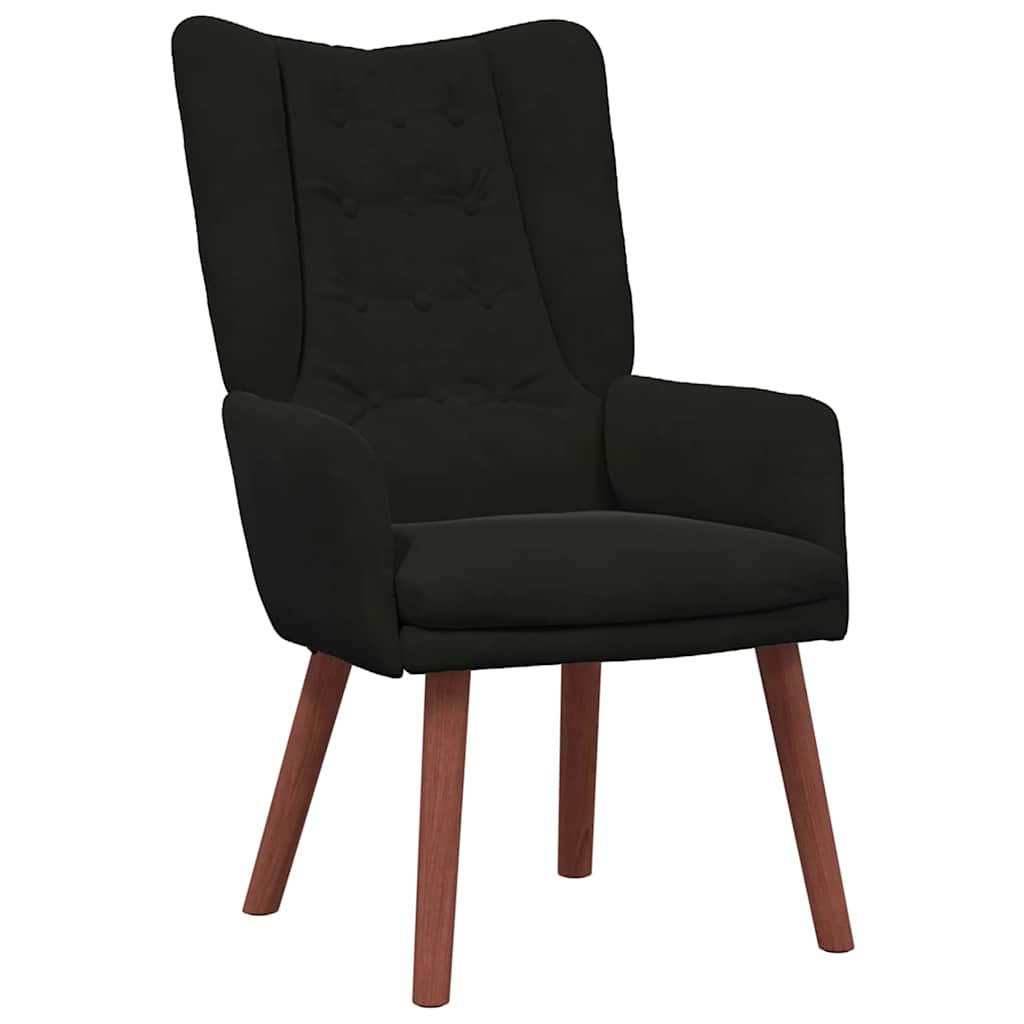 Fauteuil relaxant Noir 63 x 67 x 94 cm Velours