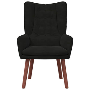 Fauteuil relaxant Noir 63 x 67 x 94 cm Velours