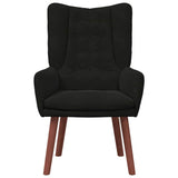 Fauteuil relaxant Noir 63 x 67 x 94 cm Velours