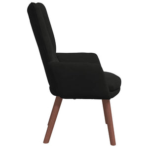 Fauteuil relaxant Noir 63 x 67 x 94 cm Velours