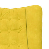 Fauteuil relaxant Jaune 63 x 67 x 94 cm Velours