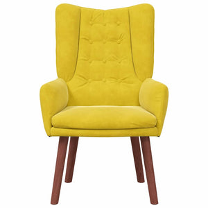 Fauteuil relaxant Jaune 63 x 67 x 94 cm Velours