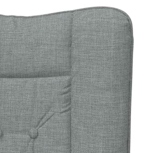 Fauteuil relaxant Gris clair 63 x 67 x 94 cm tissu
