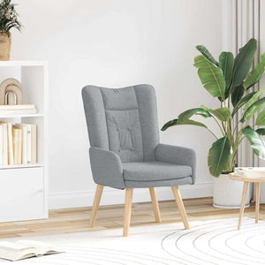 Fauteuil relaxant Gris clair 63 x 67 x 94 cm tissu