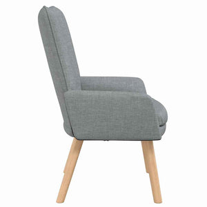 Fauteuil relaxant Gris clair 63 x 67 x 94 cm tissu
