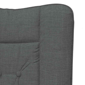 Fauteuil relaxant Gris foncé 63 x 67 x 94 cm tissu